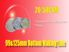 Hệ thống nạp dải tự động cho nắp lon Đáy 125mm và Đáy 99mm