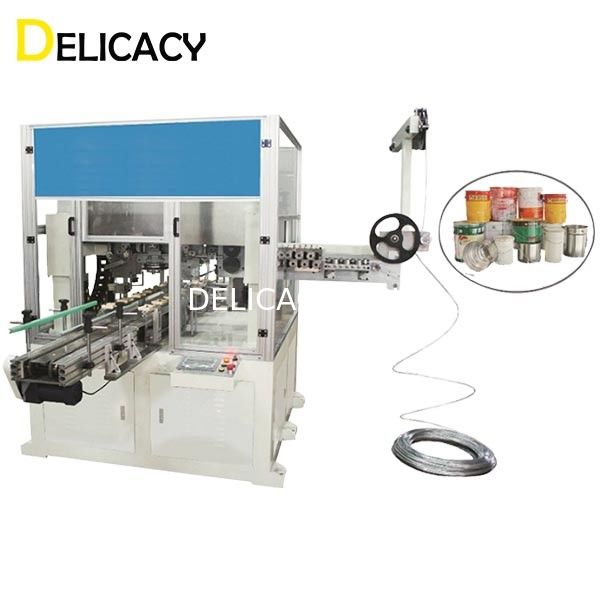 Nhà sản xuất bao bì kim loại thép tự động Máy xử lý dây thùng thiếc cho thùng hóa chất Có thể làm dây chuyền