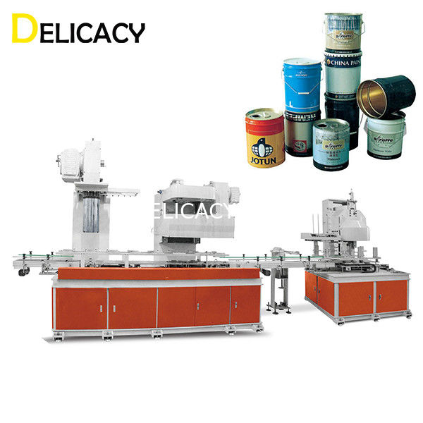 Dây chuyền sản xuất máy làm hộp thiếc 25KW 30CPM cho thân thùng