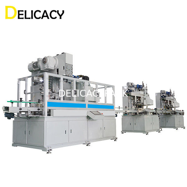 Máy làm hộp thiếc tự động 30CPM để làm thân hộp hình chữ nhật hình vuông nhỏ