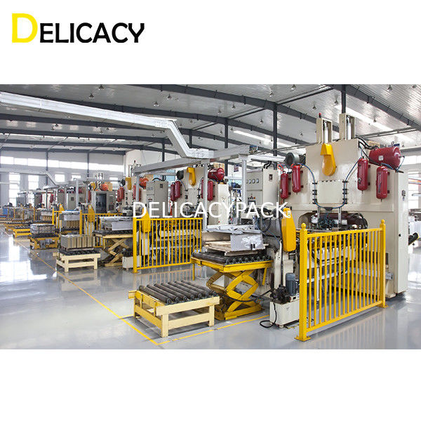 7 đầu H loại Bảng nạp nén cho dây chuyền sản xuất nắp kim loại