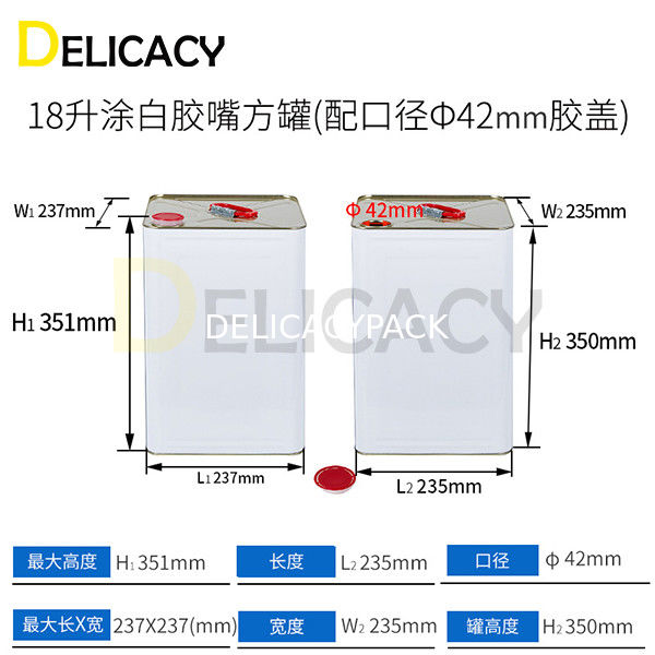 3 Giai đoạn dây chuyền sản xuất tự động đầy đủ cho 18L Quad Tin Can Iron Container