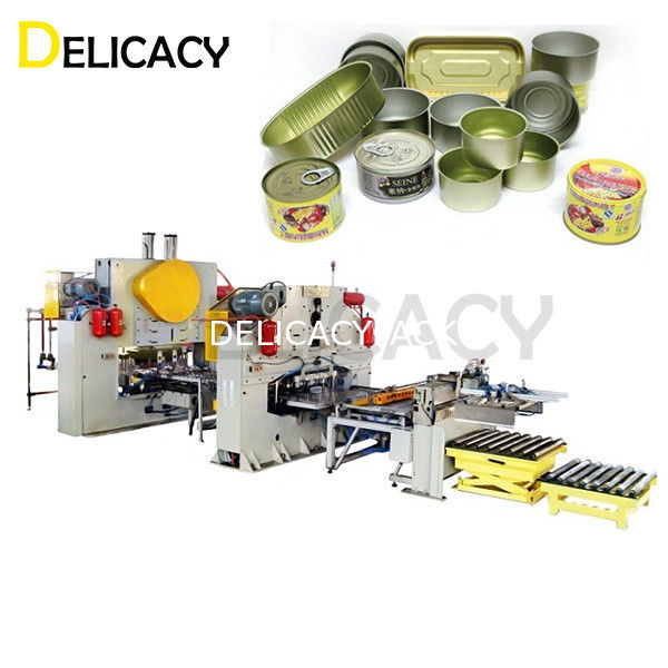 380V Tin Can Production Line 2 Piece Canned Fish Tomato Paste Bean Tin Can Body Making Punch Press