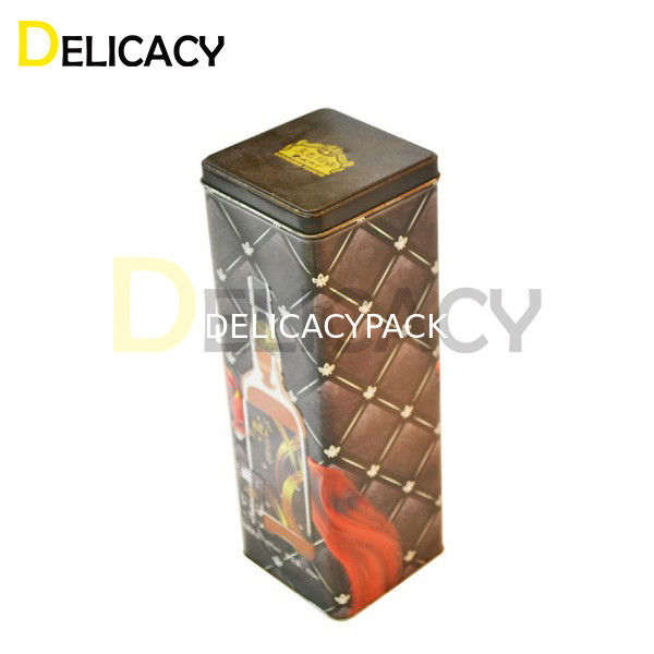 Can đóng máy may cho Whiskey đóng hộp thiếc hộp thiếc hình chữ nhật rượu vang hộp thiếc lúa mạch Bree thiếc